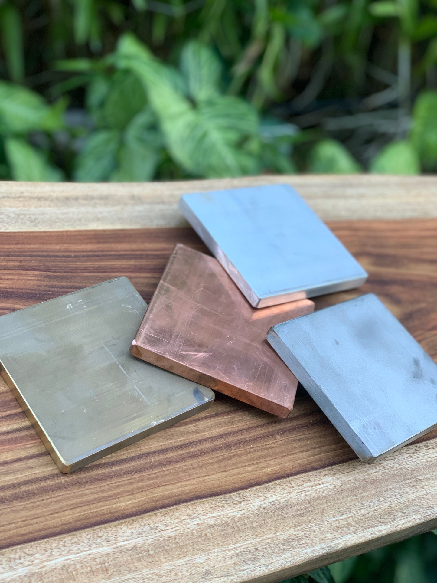 Set of 4 Heavy Duty Metal Coasters