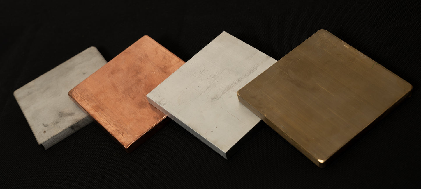 Set of 4 Heavy Duty Metal Coasters