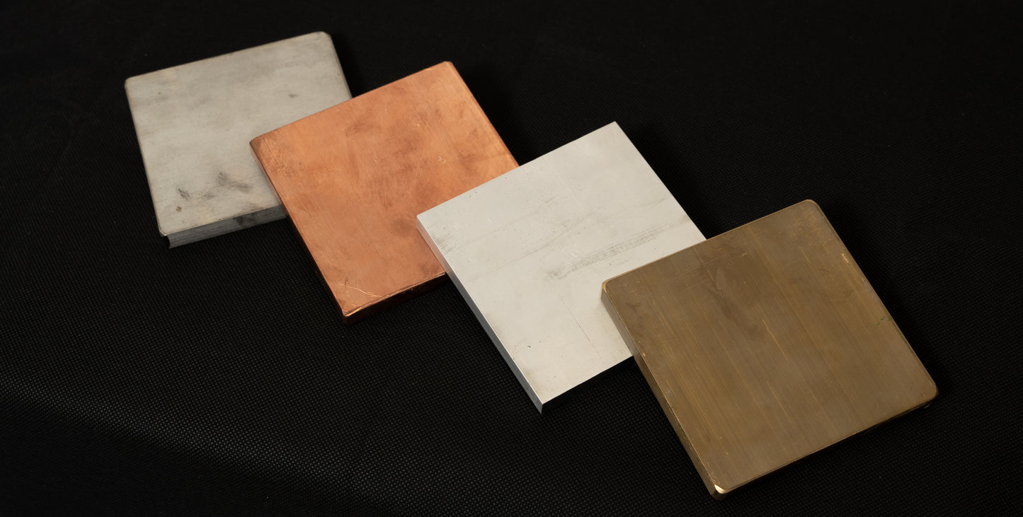 Set of 4 Heavy Duty Metal Coasters
