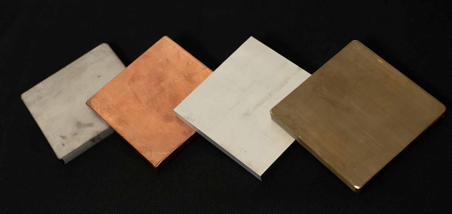 Set of 4 Heavy Duty Metal Coasters