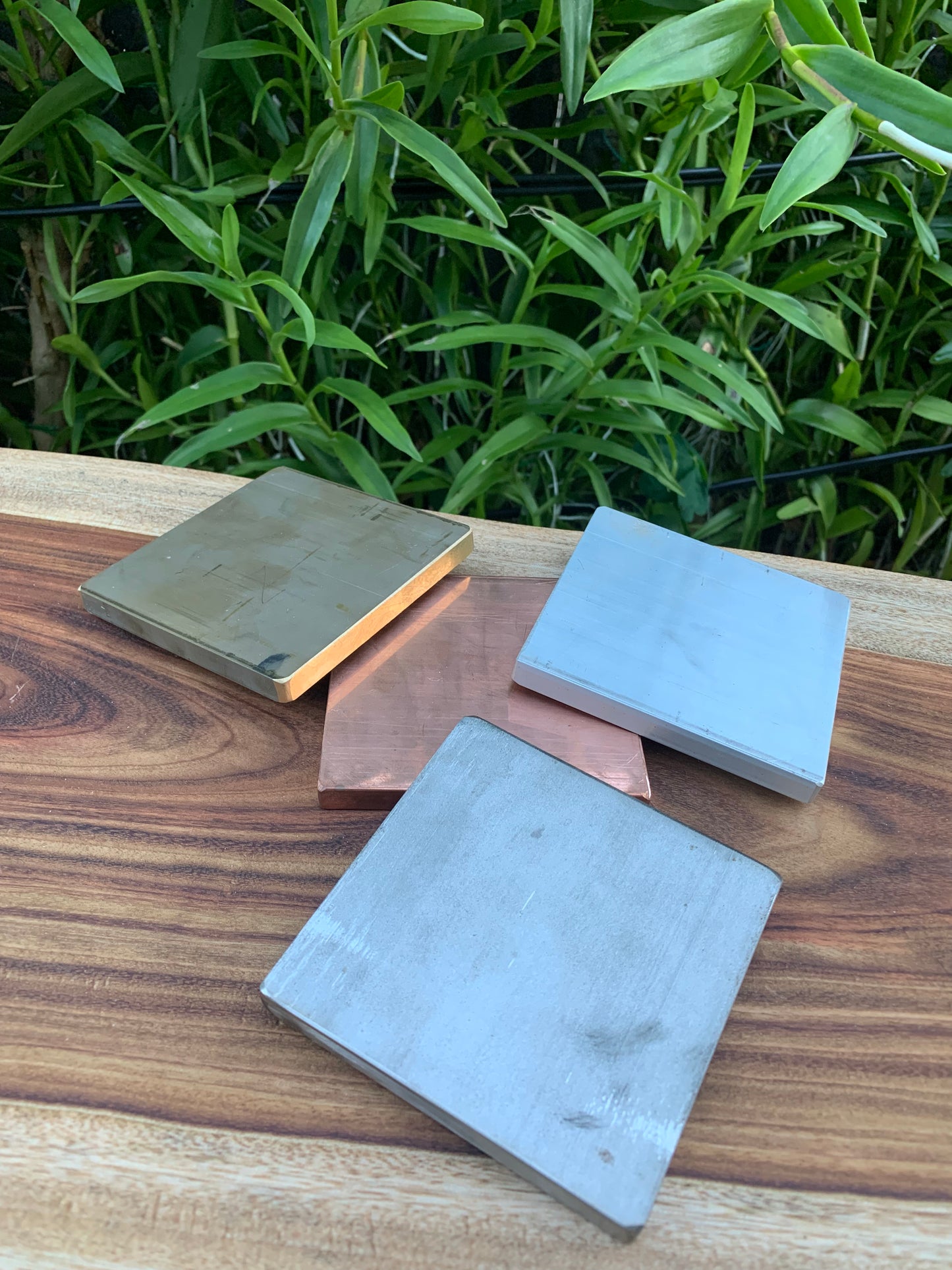 Set of 4 Heavy Duty Metal Coasters